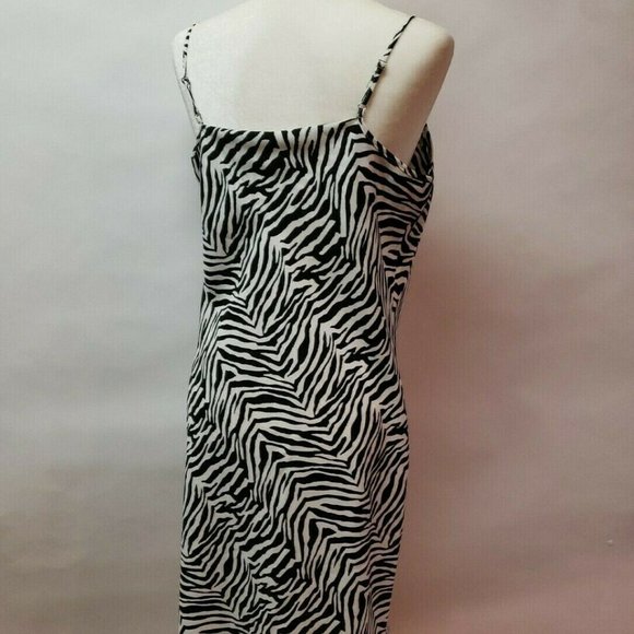 Banana Republic Summer Zebra Print dress size 8 - Picture 3 of 14